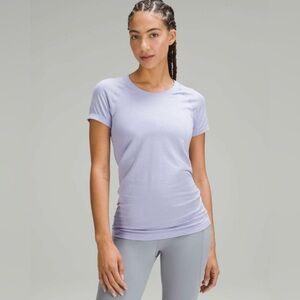 Lululemon Swiftly Tech Short Sleeve 2.0‎ Lavender T-Shirt size 10